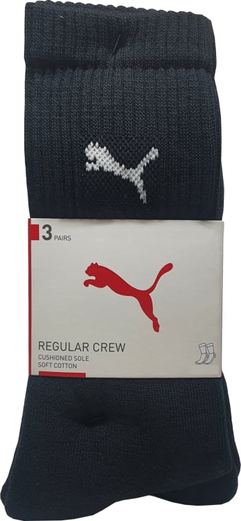 Crew Sock 3pk Sort 35/38 Puma