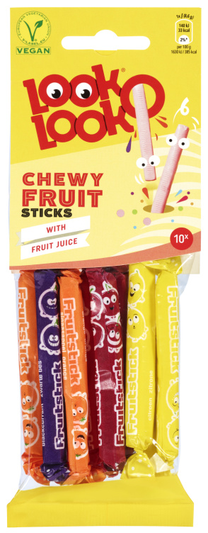 Chewy Fruit Sticks 85g Look-O-Look