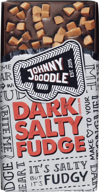 Johnny Doodle Dark Salty Fudge 150g