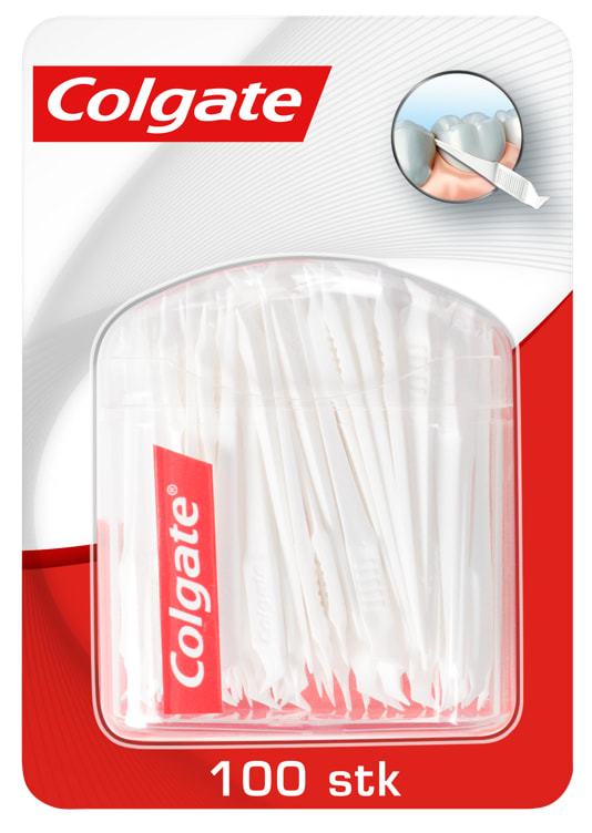 Colgate Tannstikk Plast 100stk