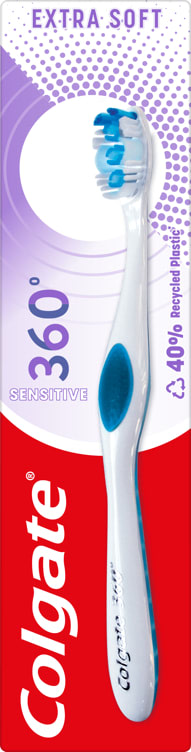 Colgate Tannbørste 360 Sensitive Extra Soft