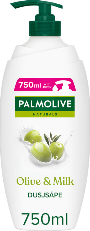 Palmolive Dusjsåpe Naturals Milk&Olive 750ml