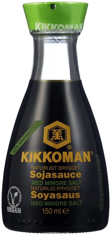 Kikkoman Soyasaus med Mindre Salt 150ml