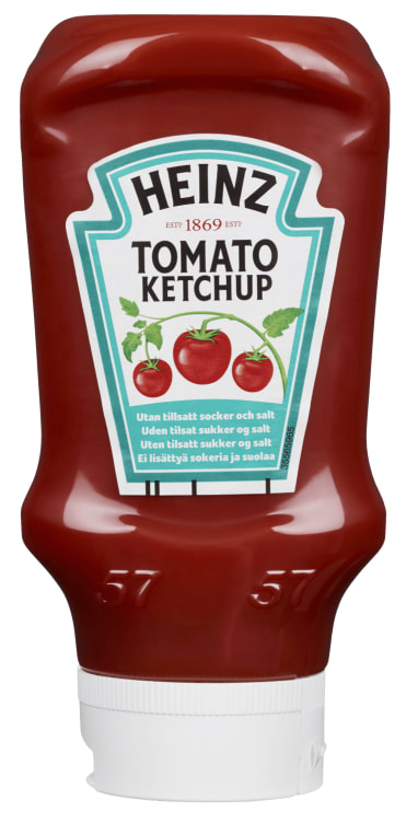 Ketchup uten Sukker og Salt 425g Heinz
