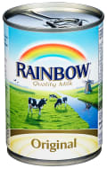 Melk Kondensert Usøtet 410g Rainbow