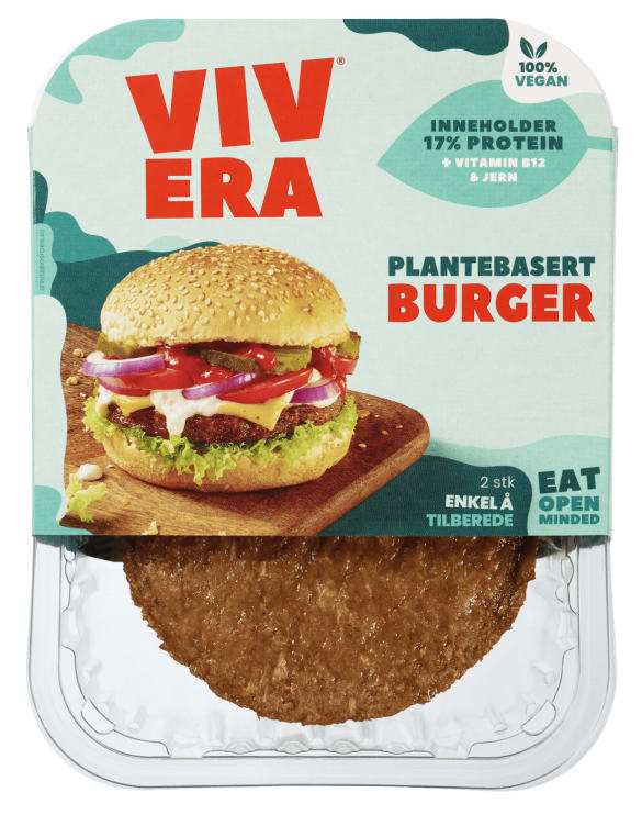 Burger Plantebasert 150g Vivera