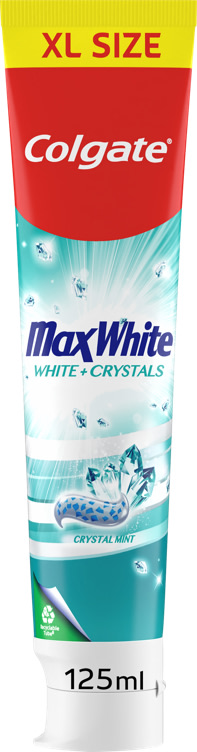 Colgate Tannkrem Max White Crystals 125ml