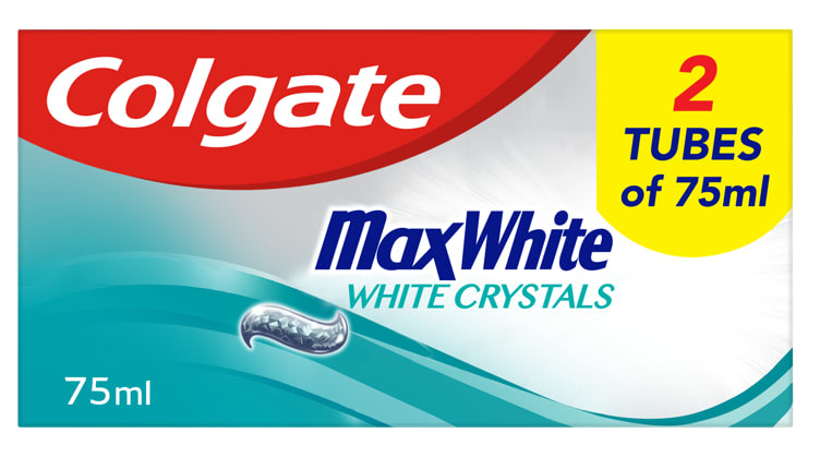 Colgate Tannkrem Max White 2x75ml