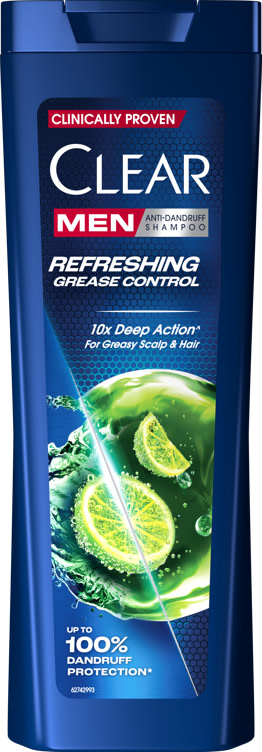 Product Image for Clear Shampoo Refreshing Grease 225ml
