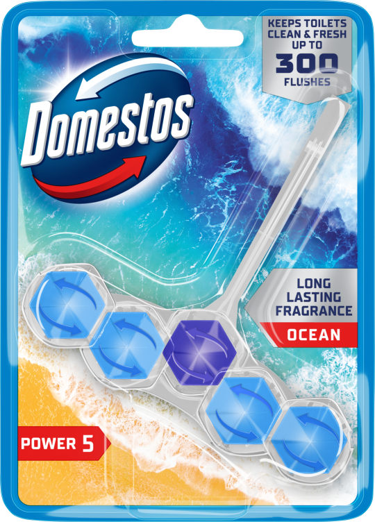 Product Image for Domestos Wc-Block Ocean Power 5stk