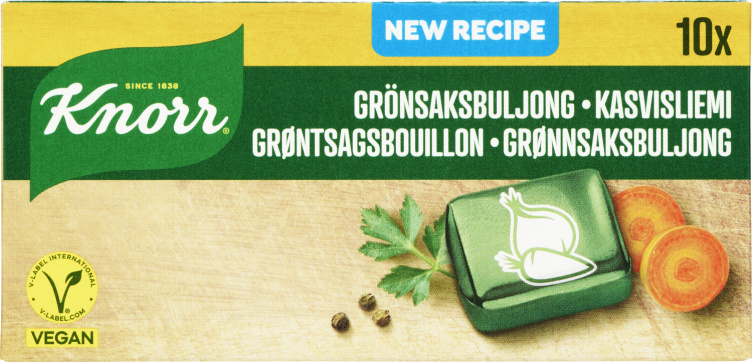 Grønnsaksbuljongtern 10x10g Knorr