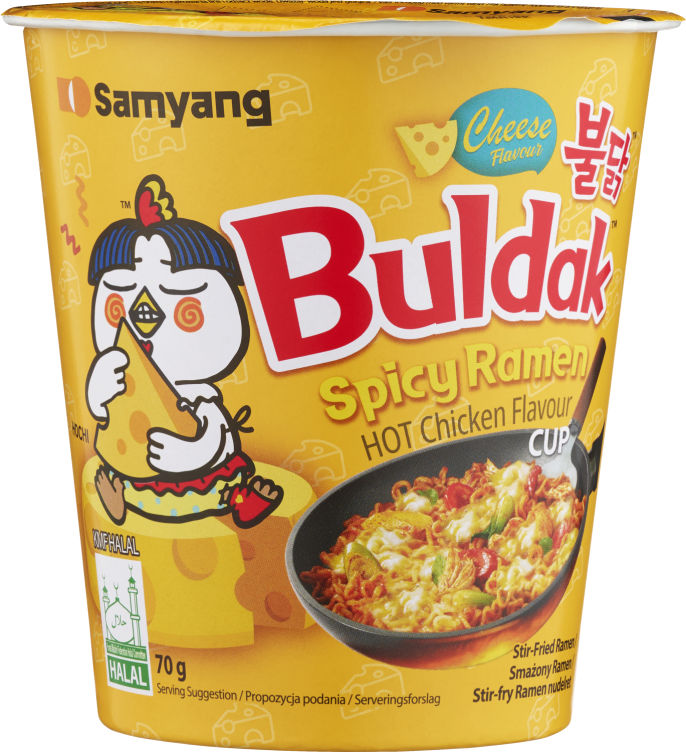 Ramen Nudler Cup Cheese 70g Buldak