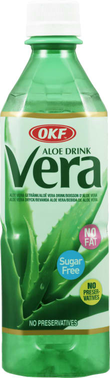 Aloe Vera Drink Sukkerfri 0,5l flaske Okf