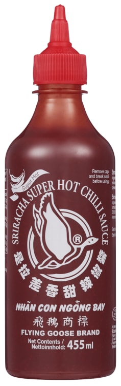 Sriracha Super Hot Chili Sauce 455ml Flying Goose