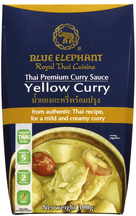 Curry Sauce Yellow 300g Blue Elephant