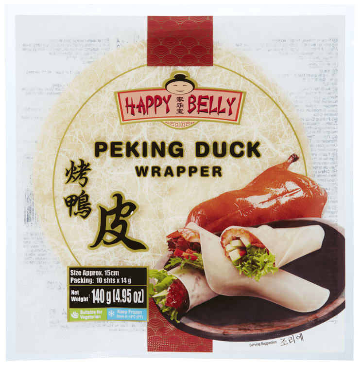 Peking Duck Wrapper 140g 10pk Happy Belly