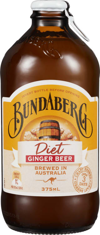 Ginger Beer Diet 375ml flaske Bundaberg