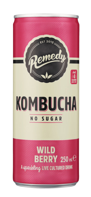 Kombucha Wild Berry 250ml Remedy