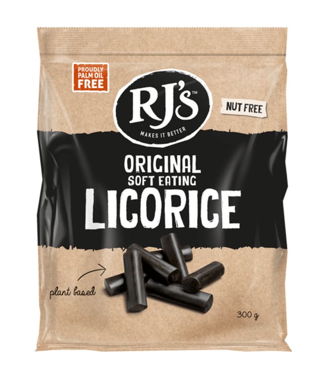 Bilde av Licorice Natural Soft 300g Rjs