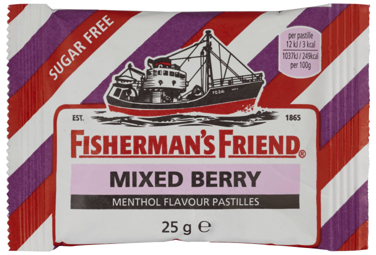 Fishermans Friend Mixed Berry 25g