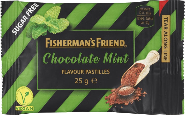 Bilde av Fishermans Friend Chocolate Mint 25g