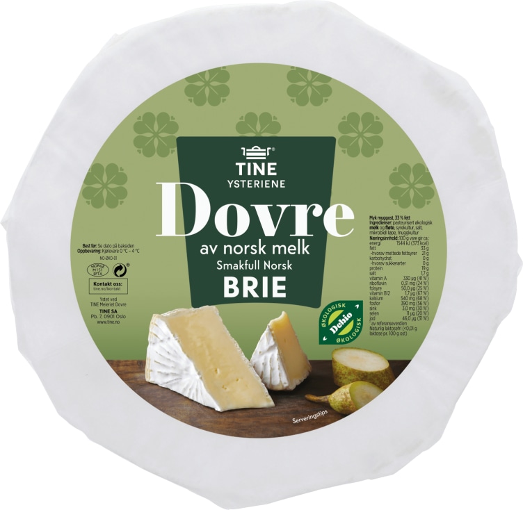 Bilde av Brie Økologisk 2kg Dovre Ysteri