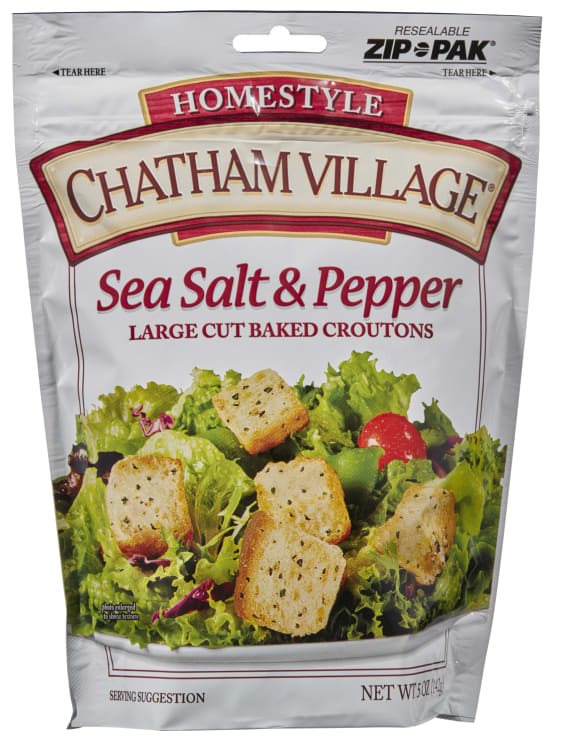 Krutonger Sea Salt Pepper 142g Chatham