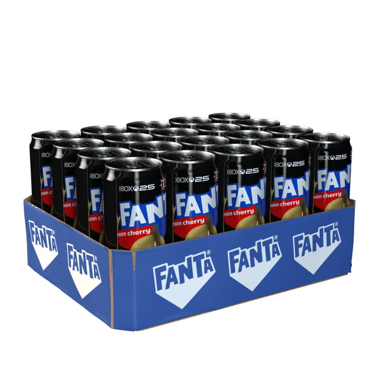 Fanta Crimson Cherry 0,33l boks Brett 20bx