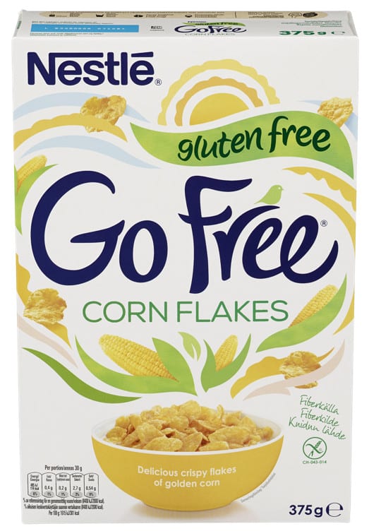 Corn Flakes Cereales Sin gluten GO FREE NESTLÉ 375 Gr