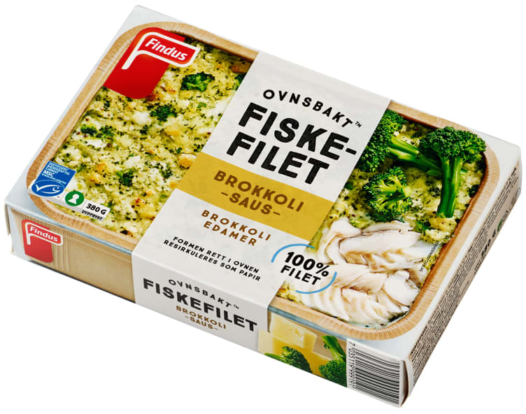 Fiskefileter Ovnsbakt Brokkoli 380g Find - Findus Norge ...