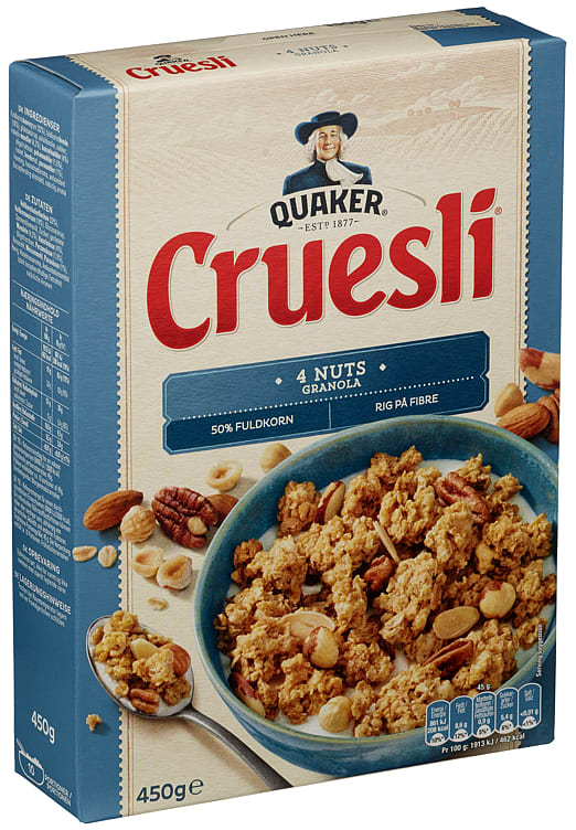 Quaker Cruesli 4 Nuts 450g