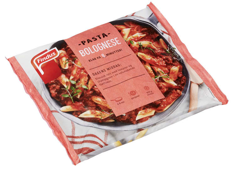 Pasta Bolognese 600g Findus - Findus Norge Dagligvare