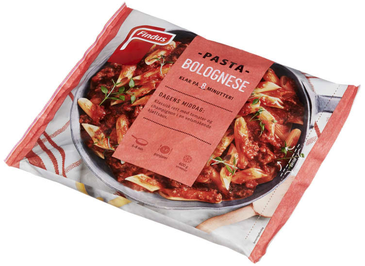 Pasta Bolognese 600g Findus - Findus Norge Dagligvare