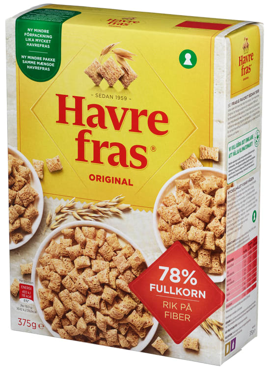 Quaker Havrefras 375 grams – Norwegian Foodstore